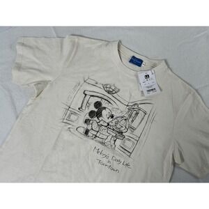 NWT Disney Tokyo Resort Mickey's Daily Life In Toontown T-Shirt Tokyo Japan LL